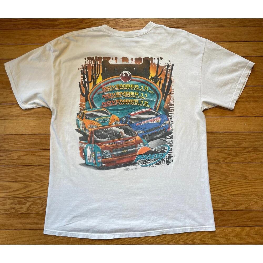 Vtg Y2K 2006 Phoenix Speedway Southwest Triple Threat Nascar T Shirt Size Xl - Picture 1 of 4